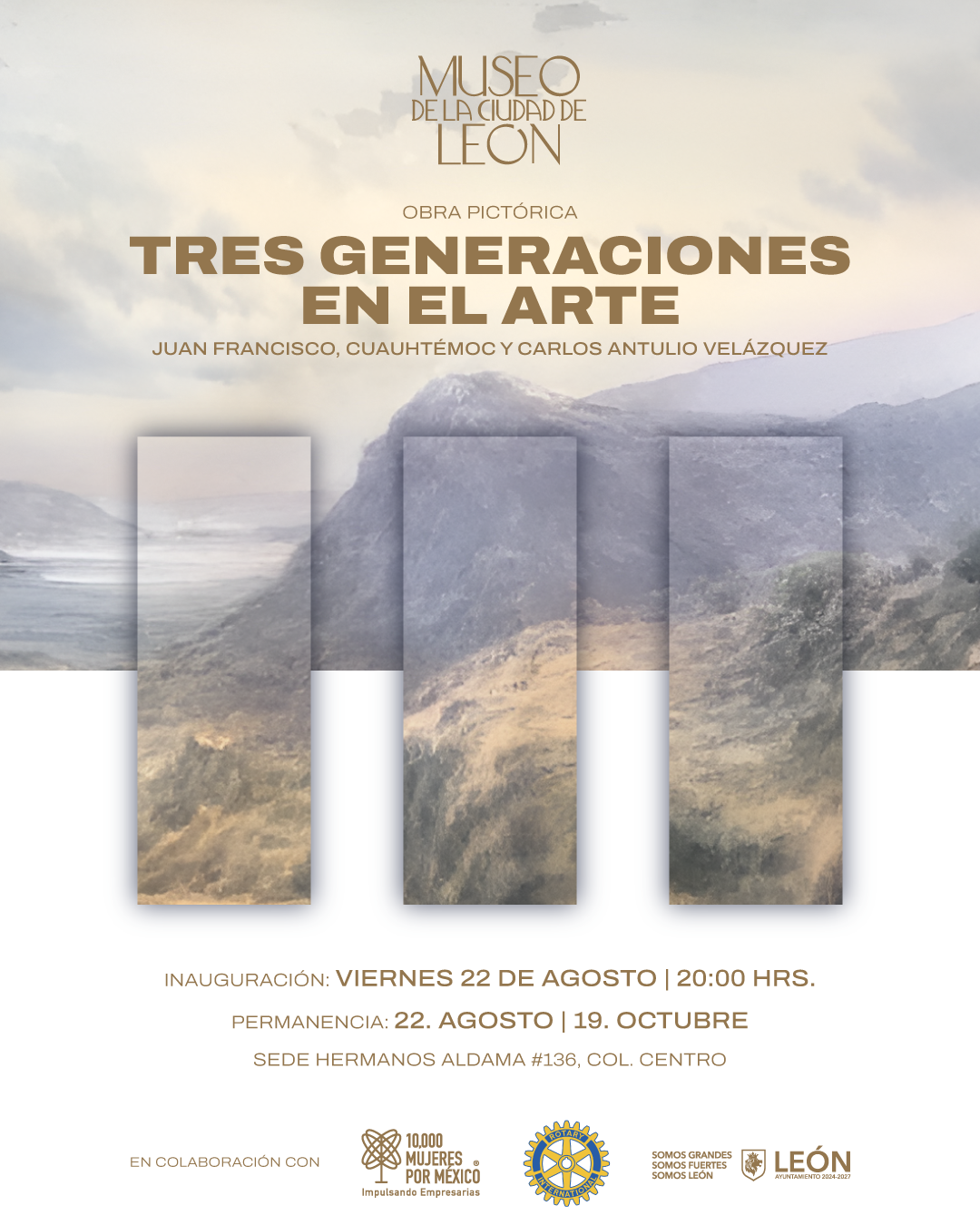 Tres generaciones en el arte